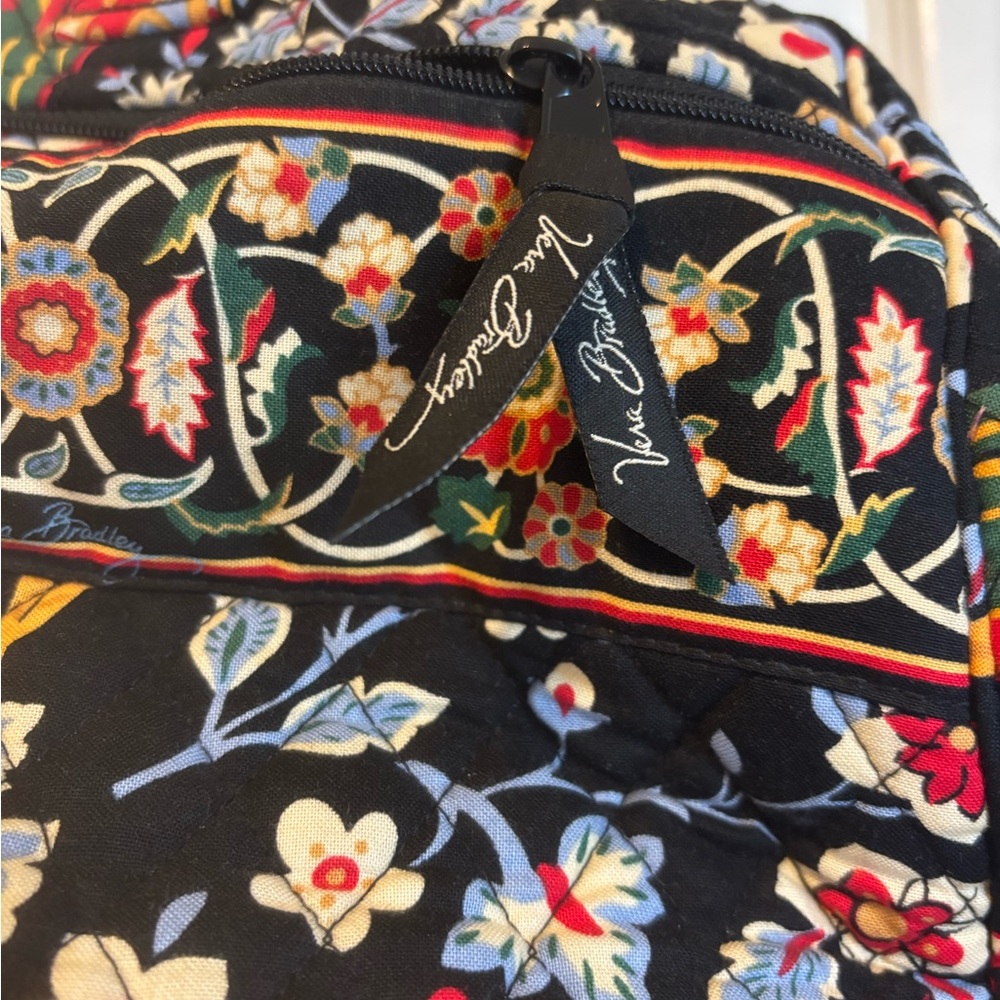 Vera Bradley Black Floral Travel Bag - Picture 3 of 6